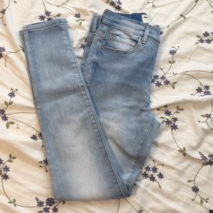 blue skinny jeans NWOT